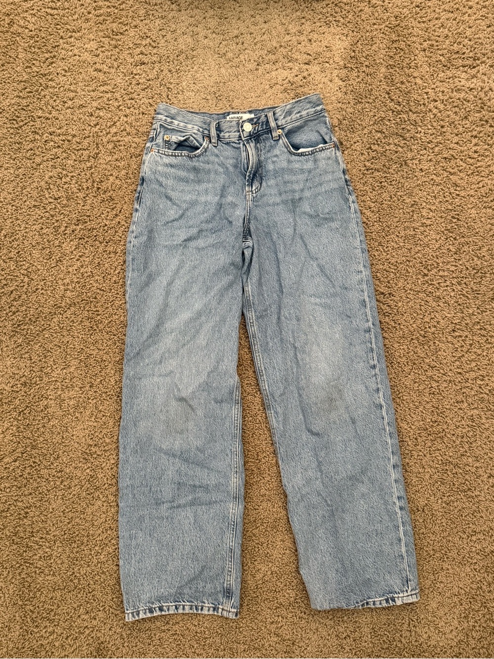 Garage Women's Baggy Low Rise in Light Blue Wash